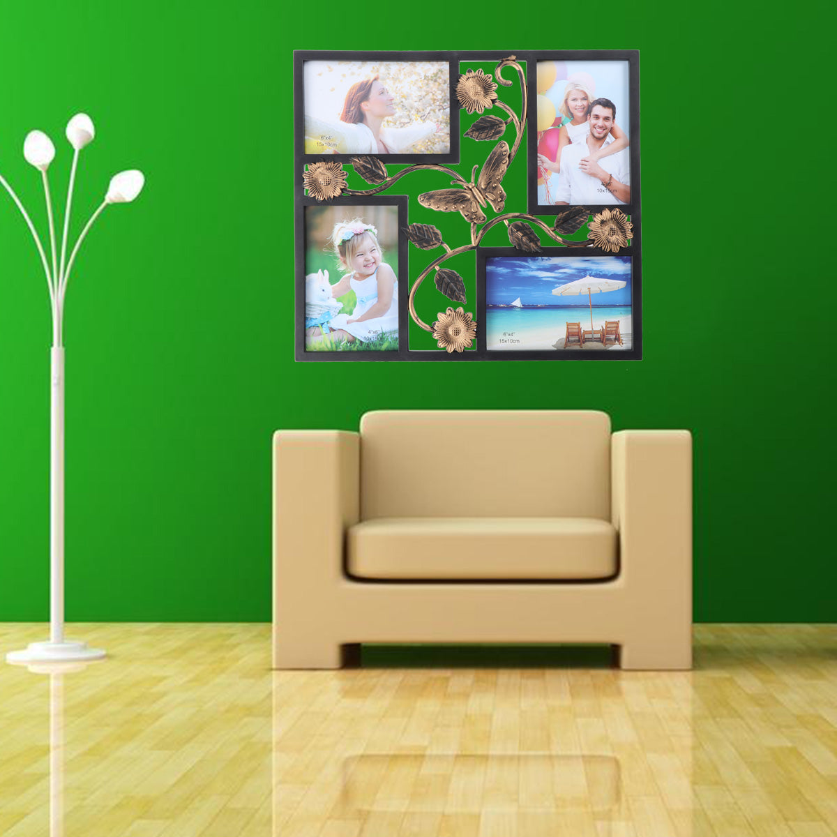4 Wall Decor Photo Frame Opening Picture Frames Collage Display Pictures u Photo Collage Frame Picture Frame Collage
