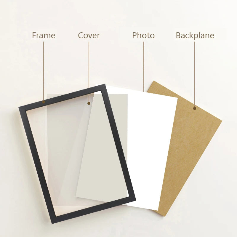 1pc wall gallery photo frame 21x30cm 30X40cm photo frame desktop or wall installation frame photo commemorative gift decoration