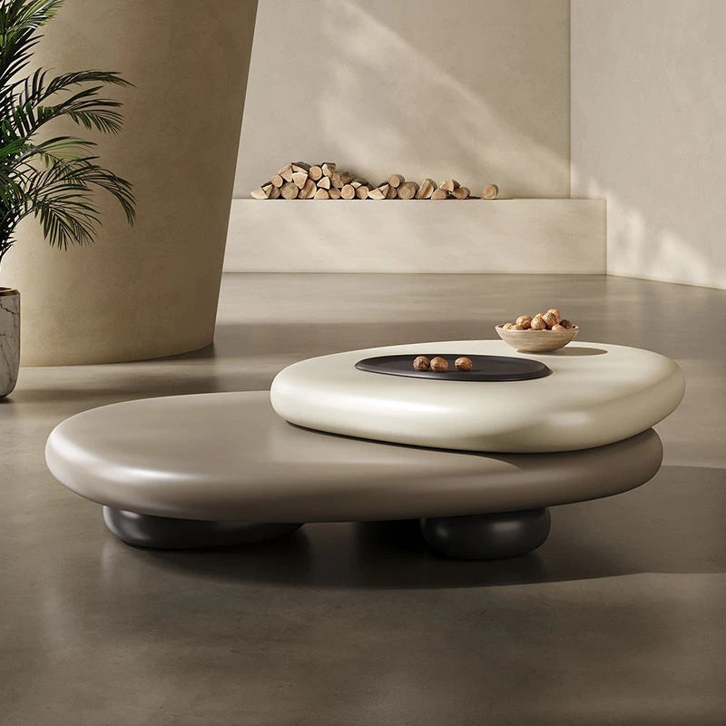 Designer Rotate Coffee Tables Hallway Bistro Irregular Luxury Tea Tables Hospitality Space Saving Table Basse Home Decorations