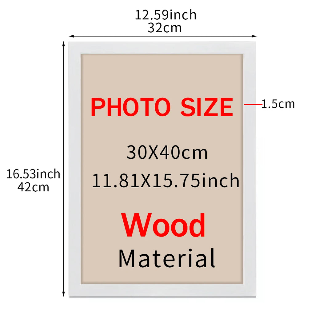1pc wall gallery photo frame 21x30cm 30X40cm photo frame desktop or wall installation frame photo commemorative gift decoration