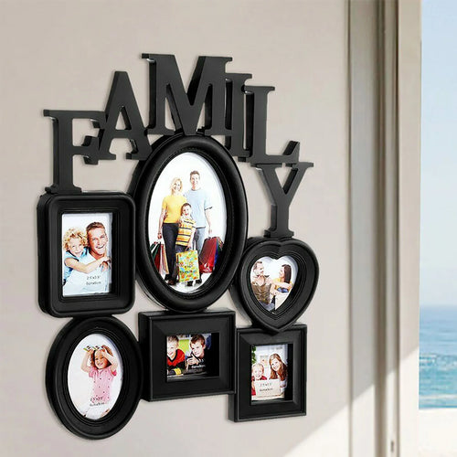 30*37cm Family Photo Frames Wall Hanging  Easy Installation Modern Minimalist Frame for Photo Picture Display Use