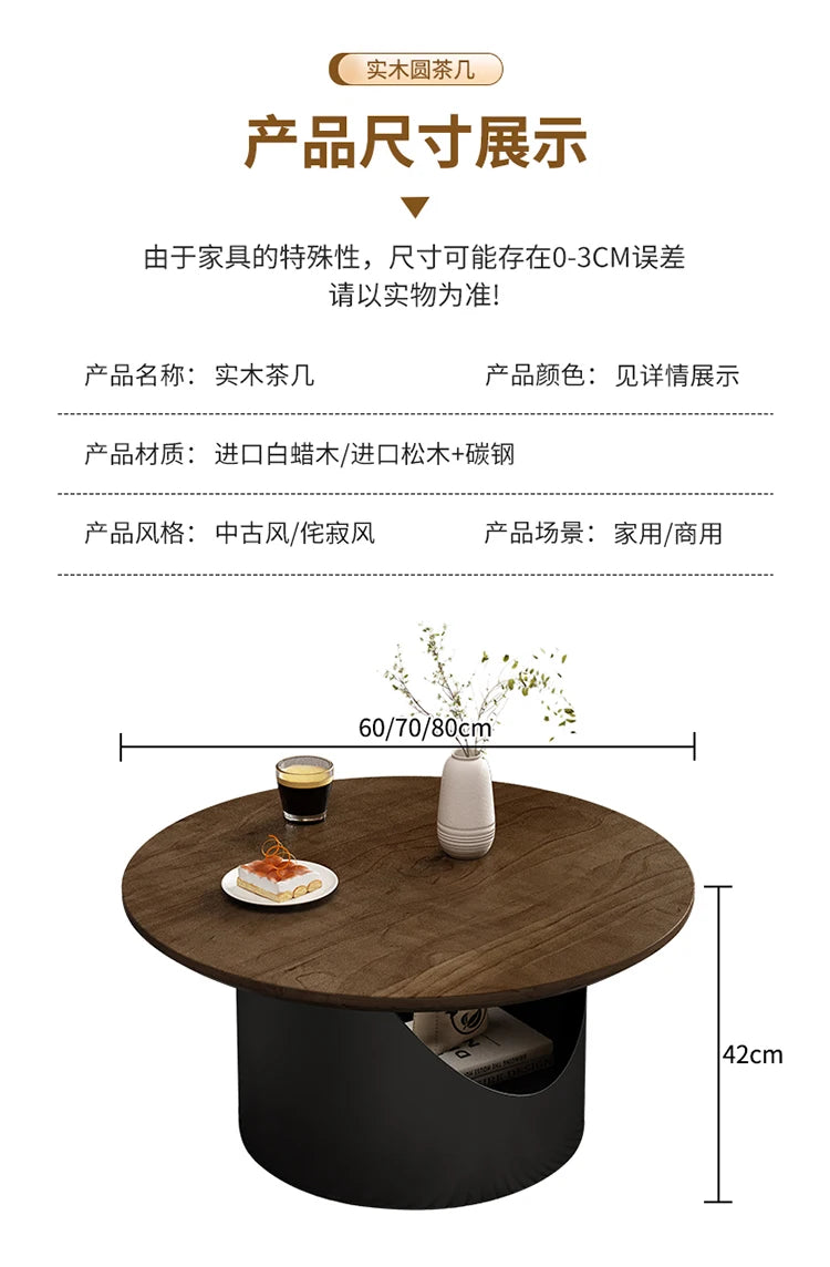 Cute Modern Coffee Table Luxury Living Room Retro Side Table Decoratio Aesthetic Mesas De Centro Pra Sala Furniture Home