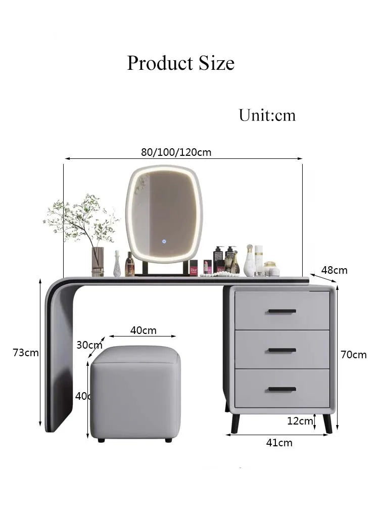 Home Furniture High Quality Dressing Table Modern Luxury Makeup Table Bedroom Minimalist Storage Integrated Dressing Table
