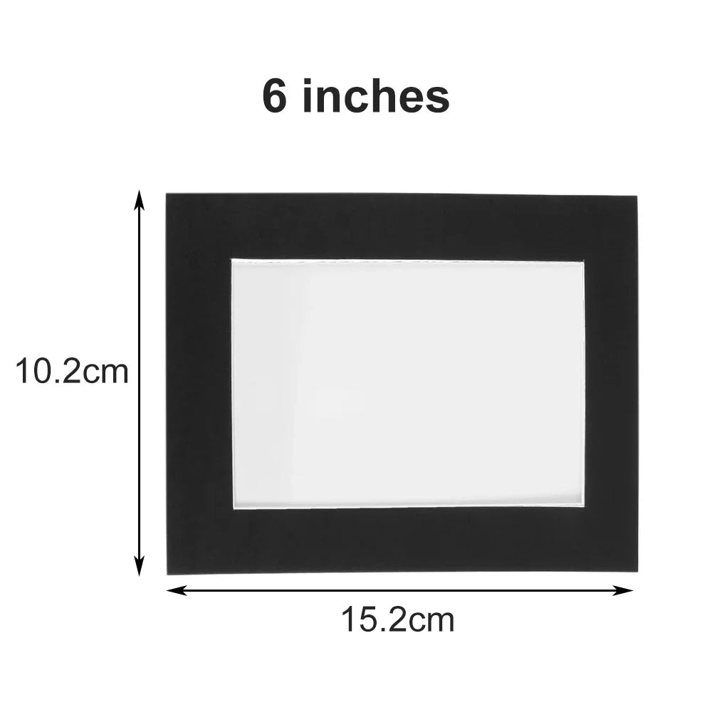 11pcs Frame Picture Photo Set Removable Wall Mural Black White Color DIY Photos Frames Sticker Decal Home Living Room Decor