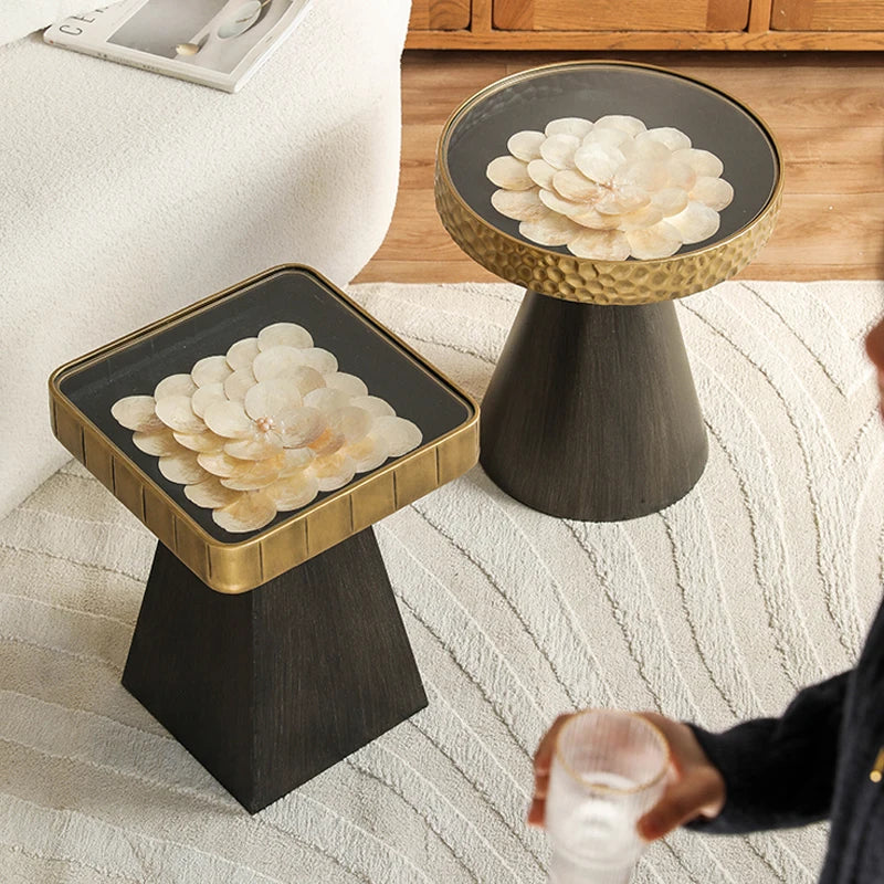 Modern Round Coffee Tables Center Living Room Hall Corner Coffee Tables Bedroom Luxury Decoration Side Table Nordic Designer