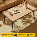 Modern Simple Foldable Dining Table Home Living Room Portable Rectangular Study Table for Small Apartment Bedroom Balcony