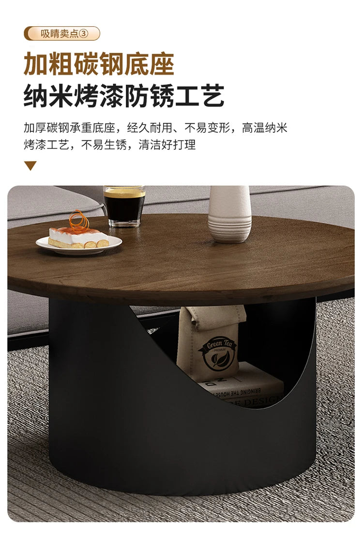 Cute Modern Coffee Table Luxury Living Room Retro Side Table Decoratio Aesthetic Mesas De Centro Pra Sala Furniture Home