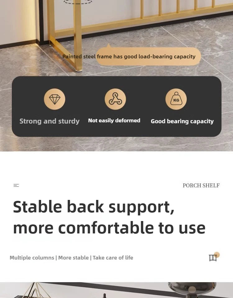 Modern Home Console Table High-looking and Light Luxury Storage Display Shelf Narrow Table for Hallway Entryway Living Room