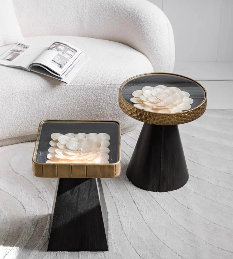 Modern Round Coffee Tables Center Living Room Hall Corner Coffee Tables Bedroom Luxury Decoration Side Table Nordic Designer