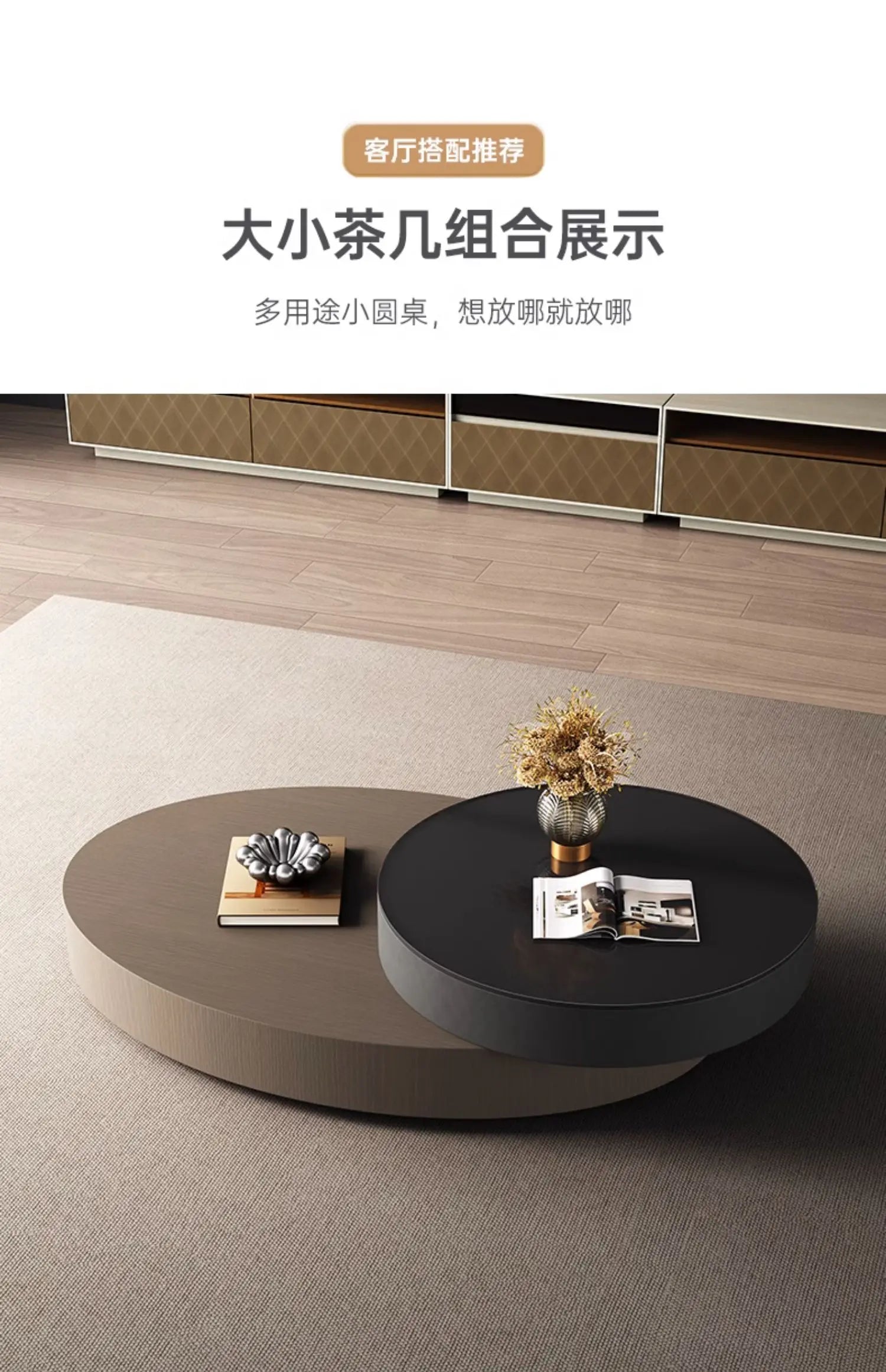 Design Luxury Coffee Table Living Room Storage Minimalist Books Tables Rotate Modern Mesa De Centro De Sala Home Furniture