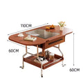 Living Room Coffee Tables Mobile Hotel Small Trolley Balcony Folding Side Table Auxiliary Lounge Center Furniture For Rooms