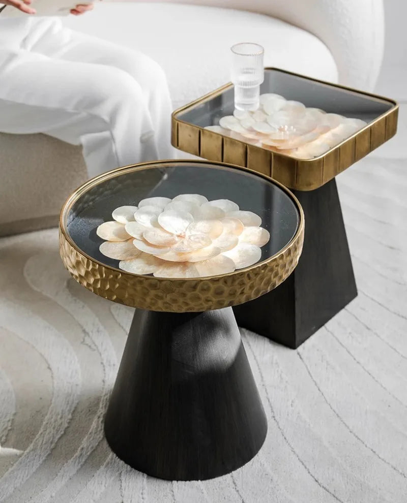Modern Round Coffee Tables Center Living Room Hall Corner Coffee Tables Bedroom Luxury Decoration Side Table Nordic Designer