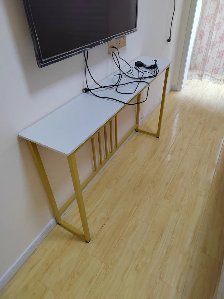 Modern Home Console Table High-looking and Light Luxury Storage Display Shelf Narrow Table for Hallway Entryway Living Room