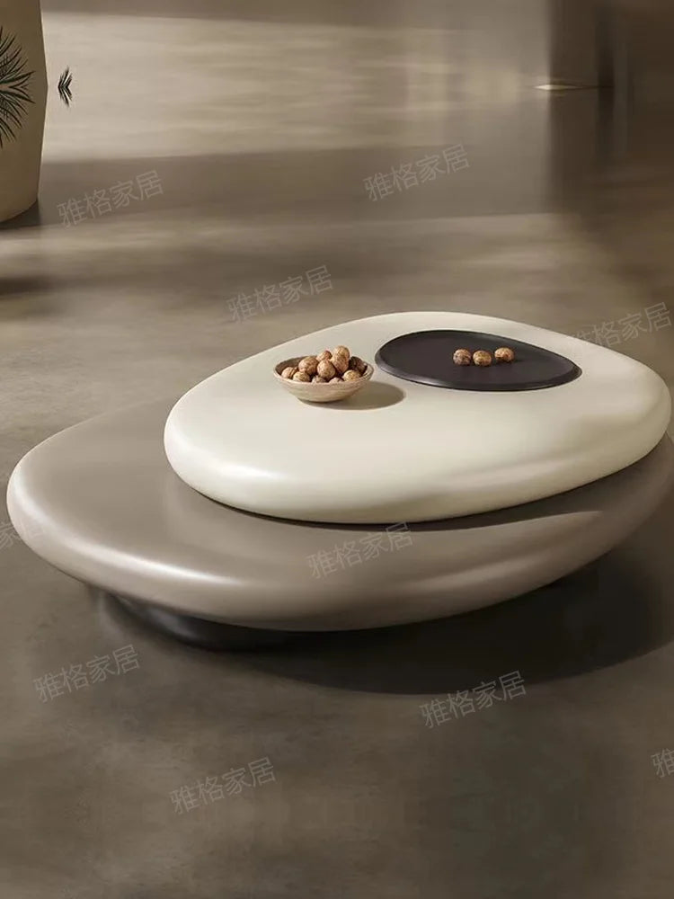 Designer Rotate Coffee Tables Hallway Bistro Irregular Luxury Tea Tables Hospitality Space Saving Table Basse Home Decorations