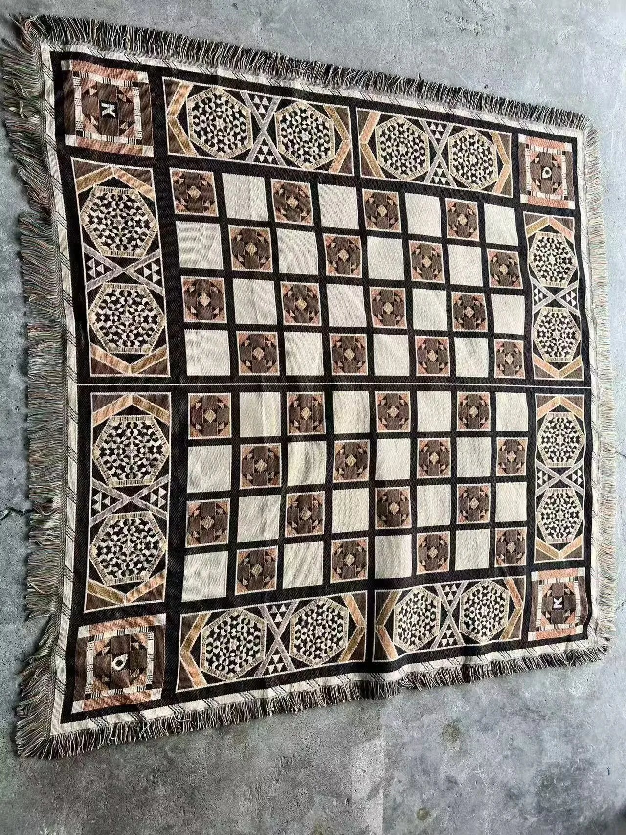 Custom blanket tapestry, Customized jacquard decorative tapestry cotton thread blanket sofa blanket office nap cover blanket