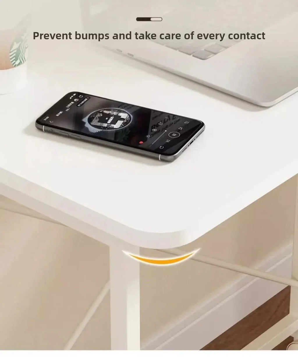 Home Foldable Table Small Portable Version No Installation Table Foldable and Movable Rectangular Space Saving Version