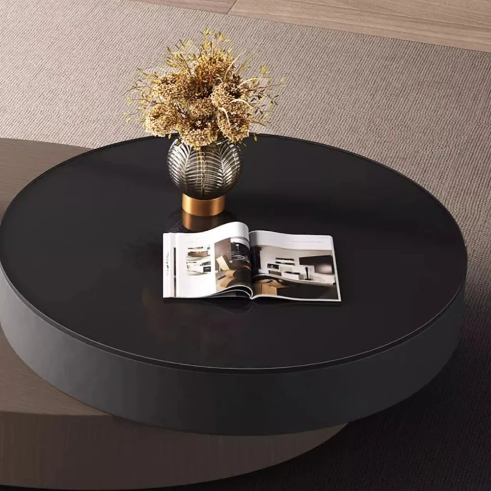Design Luxury Coffee Table Living Room Storage Minimalist Books Tables Rotate Modern Mesa De Centro De Sala Home Furniture