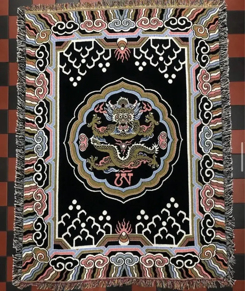 Custom blanket tapestry, Customized jacquard decorative tapestry cotton thread blanket sofa blanket office nap cover blanket