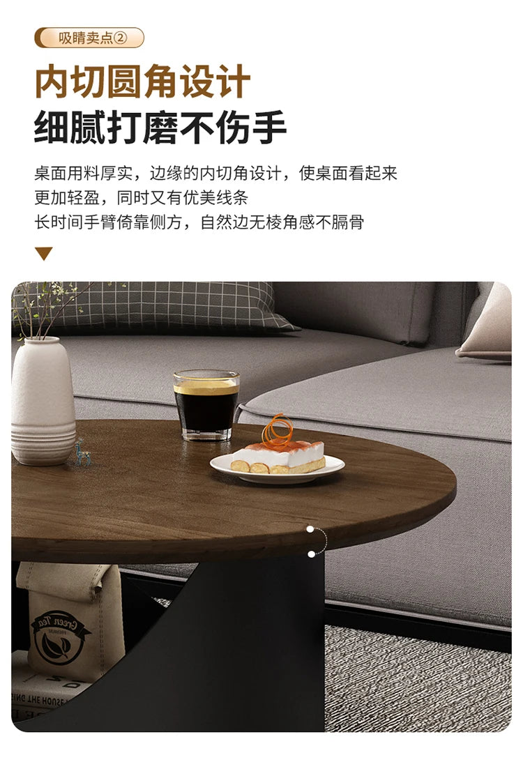 Cute Modern Coffee Table Luxury Living Room Retro Side Table Decoratio Aesthetic Mesas De Centro Pra Sala Furniture Home