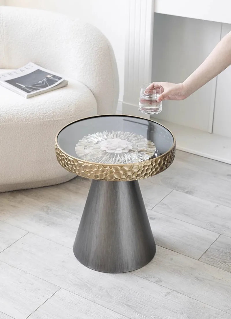 Modern Round Coffee Tables Center Living Room Hall Corner Coffee Tables Bedroom Luxury Decoration Side Table Nordic Designer