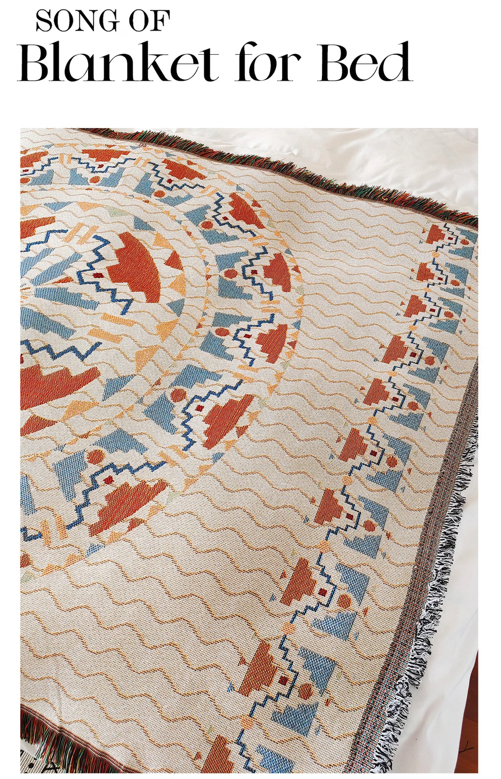 Bohemian Theme Throw Blanket for Home Decor and Outdoor Activities Bed Plaid Blankets & Throws Sofa Bedspread, Sofa cover