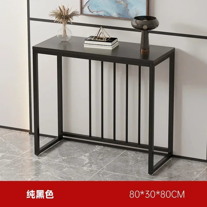Modern Home Console Table High-looking and Light Luxury Storage Display Shelf Narrow Table for Hallway Entryway Living Room