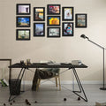 11pcs Frame Picture Photo Set Removable Wall Mural Black White Color DIY Photos Frames Sticker Decal Home Living Room Decor