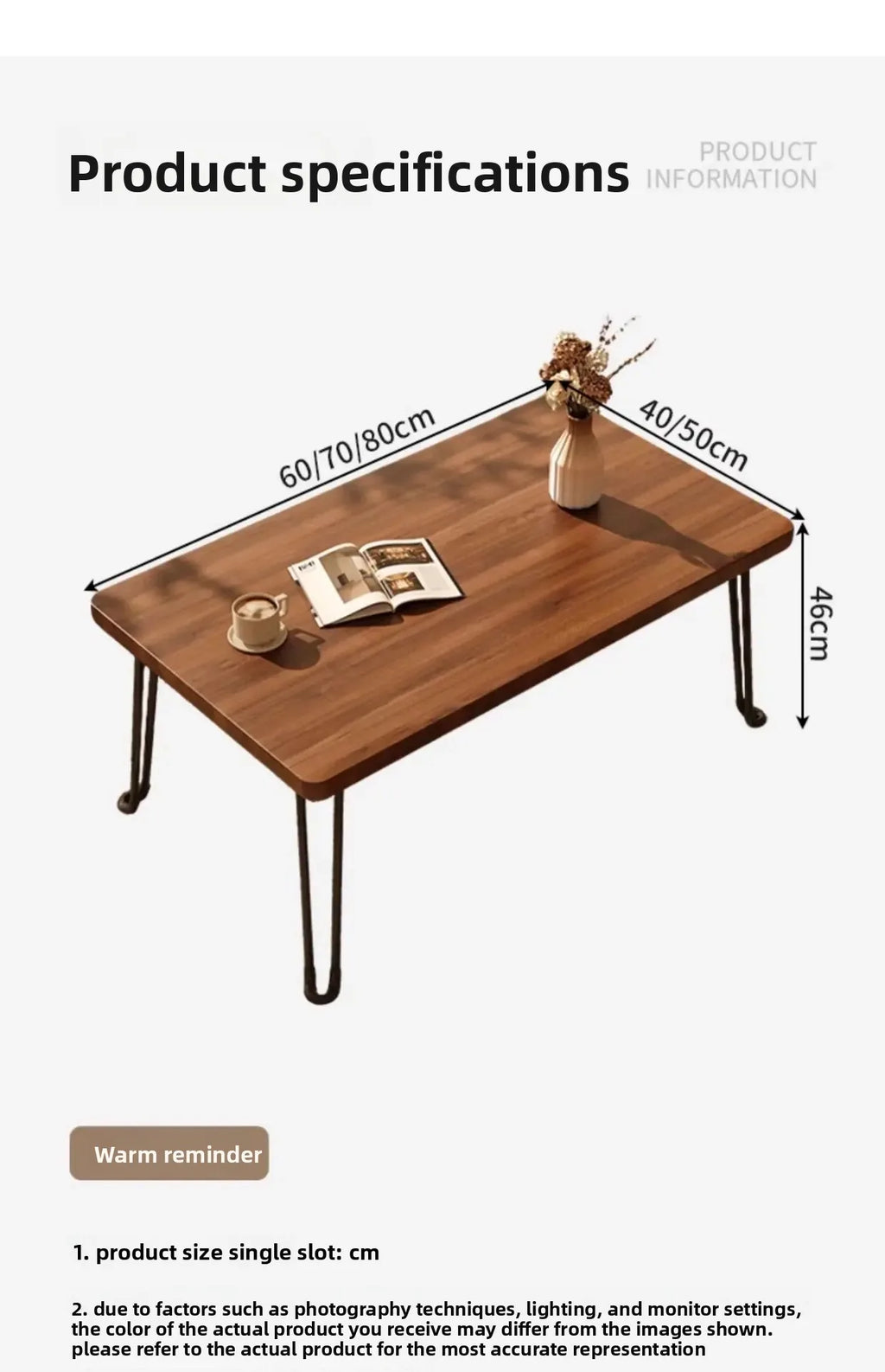 Modern Simple Foldable Dining Table Home Living Room Portable Rectangular Study Table for Small Apartment Bedroom Balcony