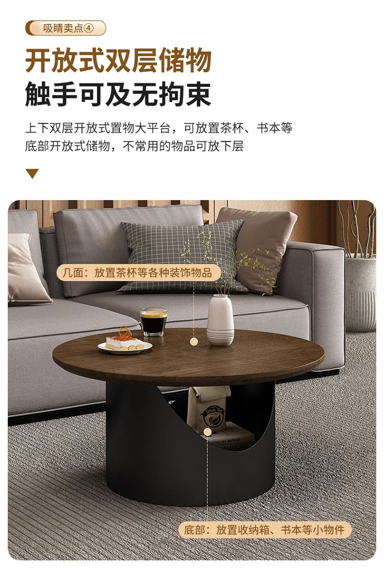 Cute Modern Coffee Table Luxury Living Room Retro Side Table Decoratio Aesthetic Mesas De Centro Pra Sala Furniture Home