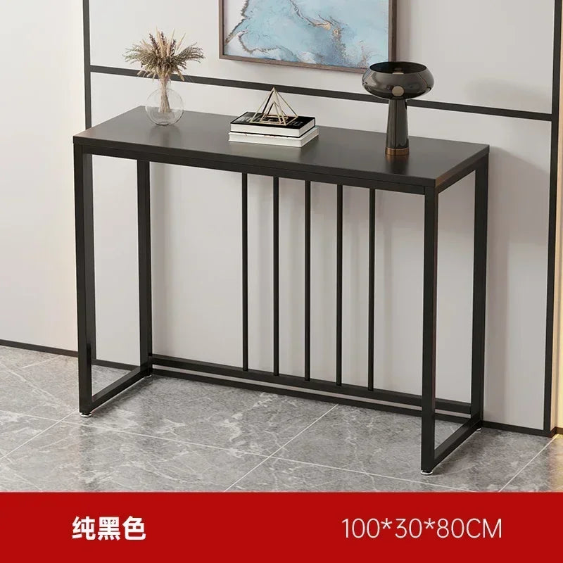 Modern Home Console Table High-looking and Light Luxury Storage Display Shelf Narrow Table for Hallway Entryway Living Room
