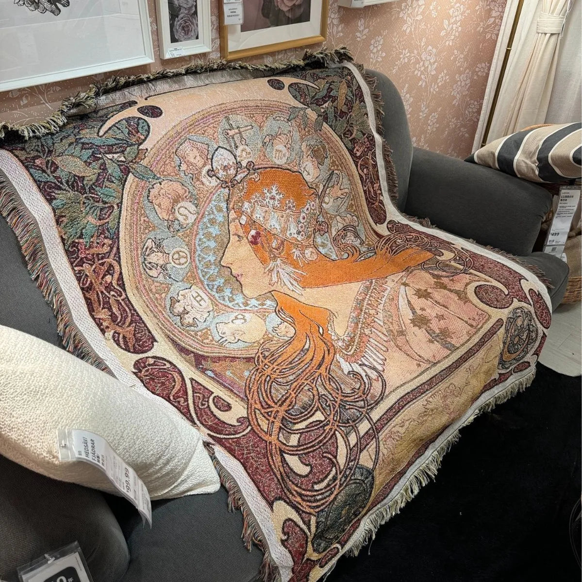 Casual Blankets Bed Decoration Woman Henri Matisse Carpet Sofa Sofa Blanket Throw Blankets Leisure Rug Single Tapestry drop ship
