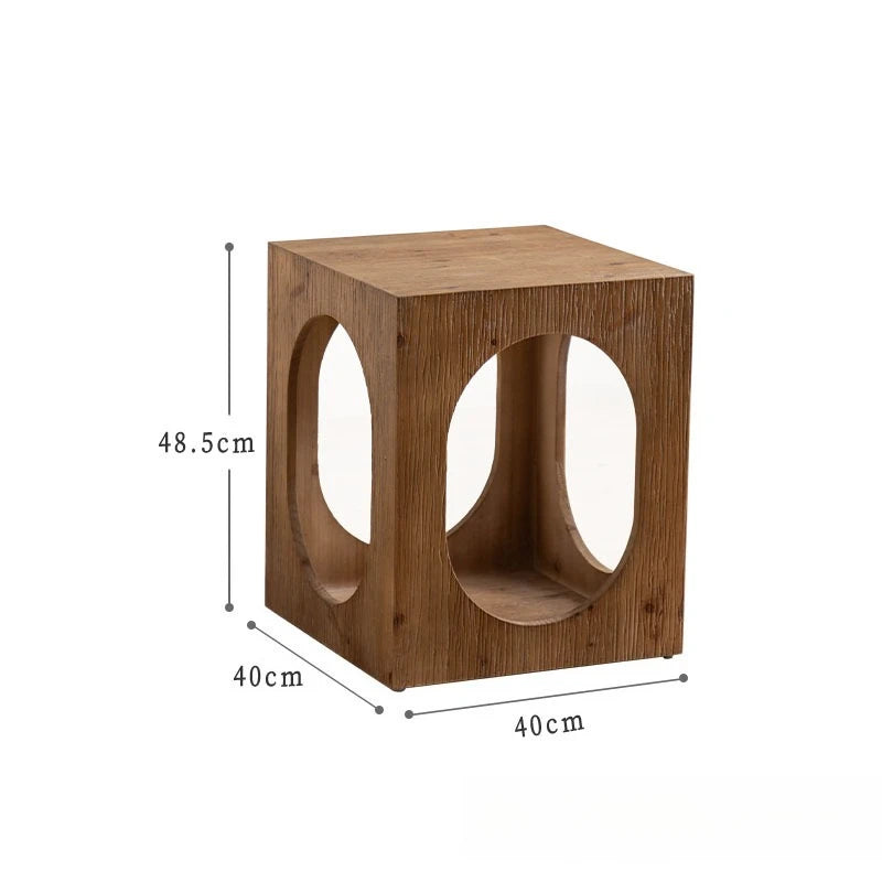 Homestay Living Room Coffee Tables Bedroom Retro Balcony Sofa Coffee Tables Cat Nest Elm Wood Furniture Cajonera MHCJ
