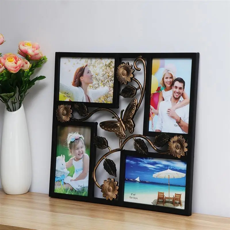 4 Wall Decor Photo Frame Opening Picture Frames Collage Display Pictures u Photo Collage Frame Picture Frame Collage