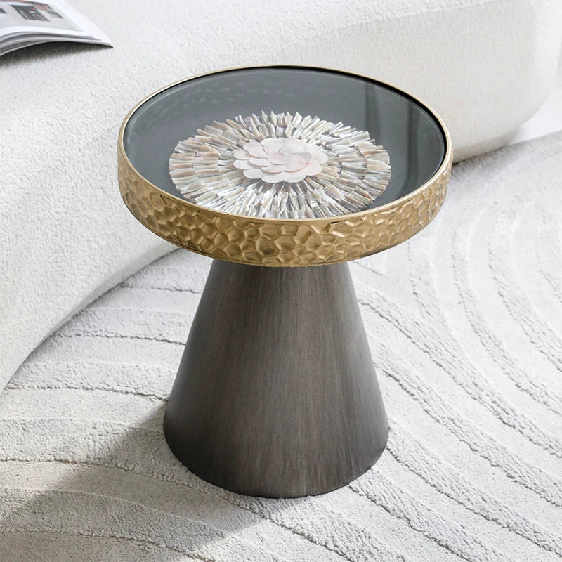 Modern Round Coffee Tables Center Living Room Hall Corner Coffee Tables Bedroom Luxury Decoration Side Table Nordic Designer