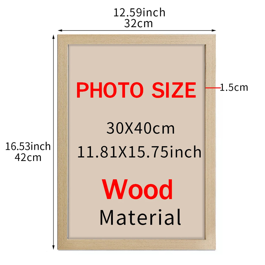 1pc wall gallery photo frame 21x30cm 30X40cm photo frame desktop or wall installation frame photo commemorative gift decoration