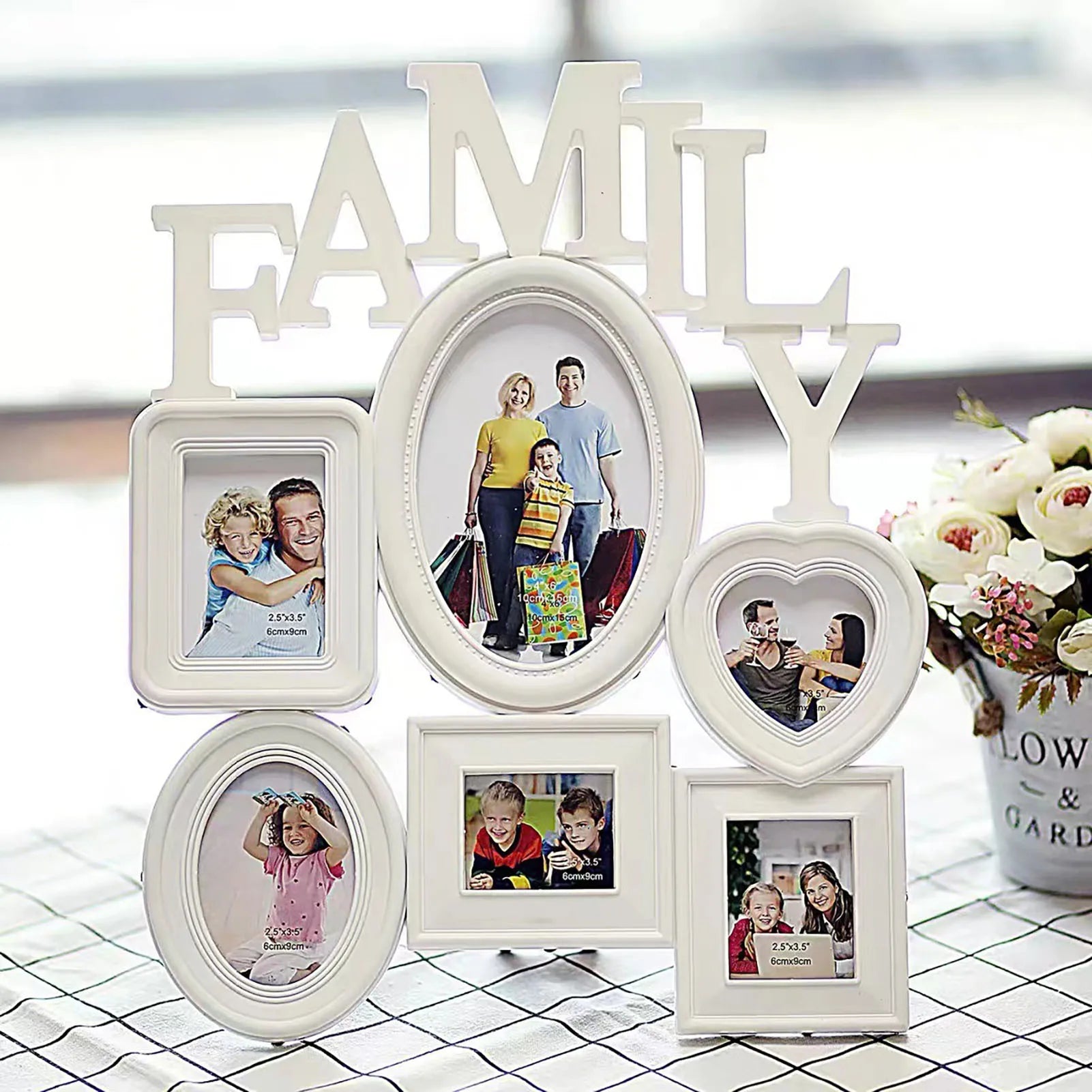 30*37cm Family Photo Frames Wall Hanging  Easy Installation Modern Minimalist Frame for Photo Picture Display Use