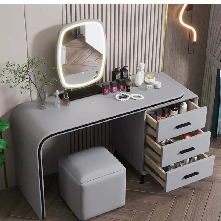 Home Furniture High Quality Dressing Table Modern Luxury Makeup Table Bedroom Minimalist Storage Integrated Dressing Table