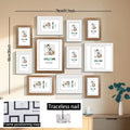 11-Pcs Multi-Size Photo Frame Set - Family Wall Decor & Gift with Layout Guide,Affordable Home Display Picture Frames For Wall