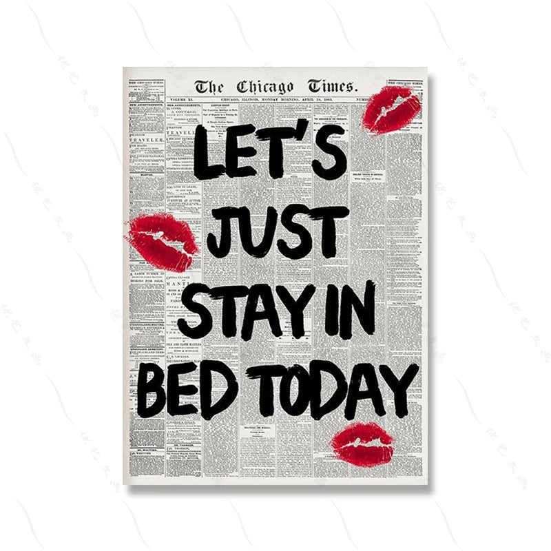 Red Gallery Wall Set Prints Bedroom Teenage Room Wall Pictures Trendy Girly Cool Cute Retro Posters YK2 Apartment Decor Murals