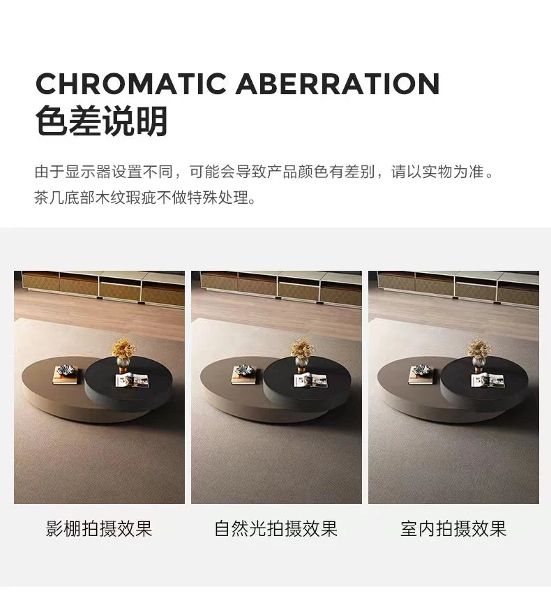 Design Luxury Coffee Table Living Room Storage Minimalist Books Tables Rotate Modern Mesa De Centro De Sala Home Furniture