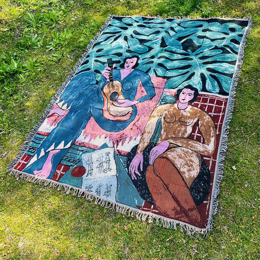 Casual Blankets Bed Decoration Woman Henri Matisse Carpet Sofa Sofa Blanket Throw Blankets Leisure Rug Single Tapestry drop ship