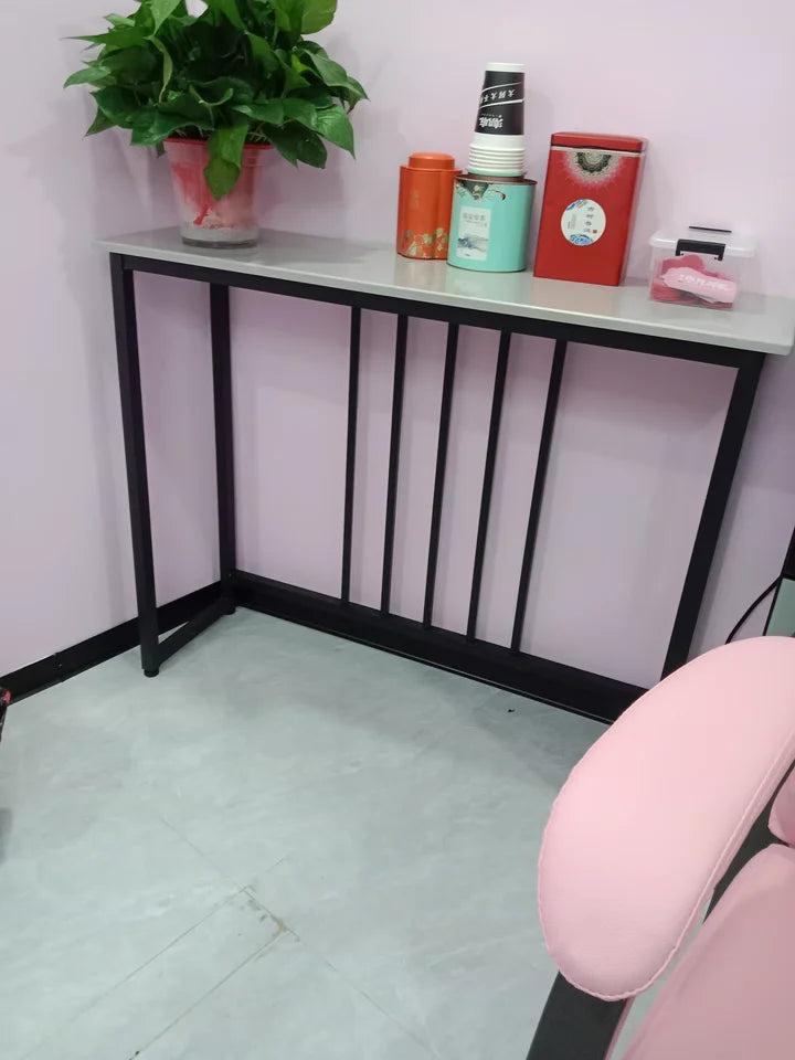 Modern Home Console Table High-looking and Light Luxury Storage Display Shelf Narrow Table for Hallway Entryway Living Room